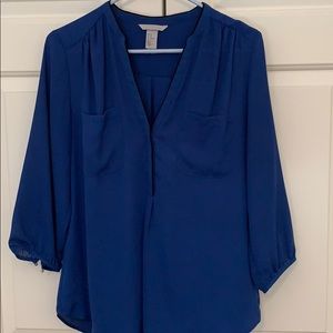 Cobalt blue blouse